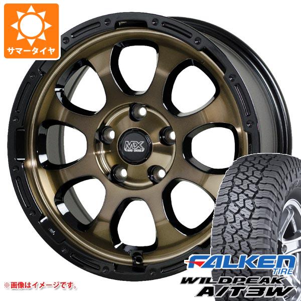 【タイヤ交換対象】サマータイヤ 235/70R16 109T XL ファルケン ワイルドピーク A/T3W マッドクロスグレイス 7.0-16 タイヤホイール4本セット|タイヤ1番OFF-ROAD