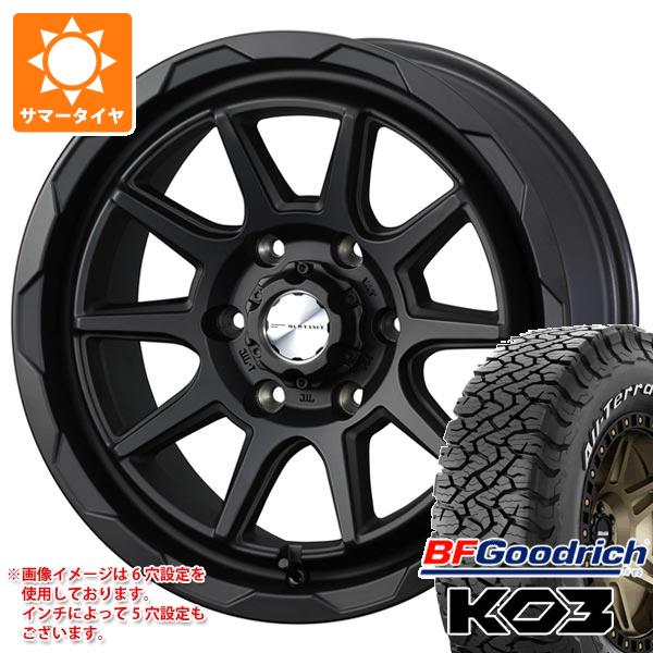 【タイヤ交換対象】T31エクストレイル用 サマータイヤ BFグッドリッチ オールテレーンT/A KO3 LT215/65R16 103/100S ブラックレター マッドヴァンス06 7.0-16 タイヤホイール4本セット|タイヤ1番OFF-ROAD