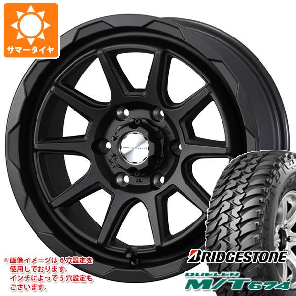 【タイヤ交換対象】RAV4 50系用 サマータイヤ ブリヂストン デューラー M/T674 LT225/75R16 110/107Q アウトラインホワイトレター マッドヴァンス06 7.0-16 タイヤホイール4本セット|タイヤ1番OFF-ROAD