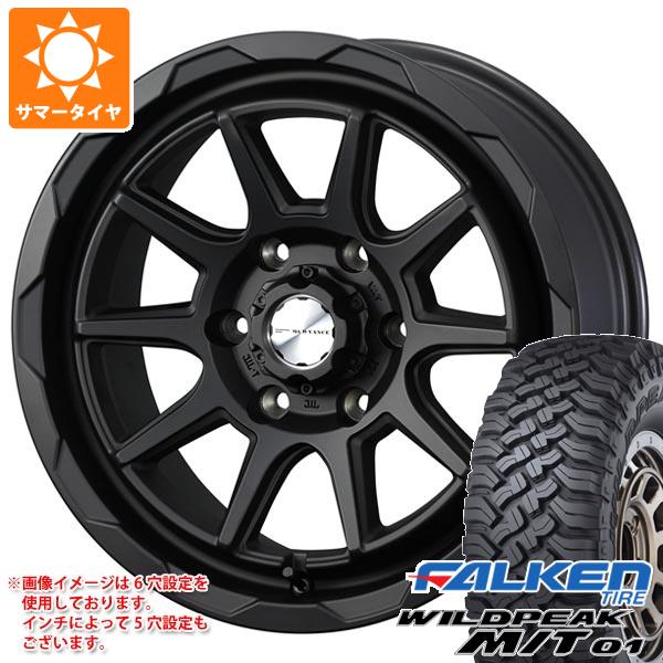 【タイヤ交換対象】FJクルーザー 10系用 サマータイヤ ファルケン ワイルドピーク M/T01 LT285/70R17 121/118Q マッドヴァンス06 8.0-17 タイヤホイール4本セット｜タイヤ1番OFF-ROAD