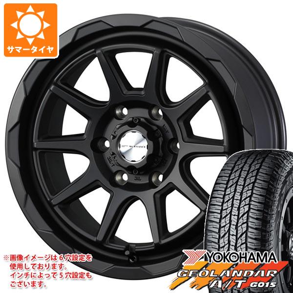 【タイヤ交換対象】ランドクルーザー プラド 150系用 サマータイヤ ヨコハマ ジオランダー A/T G015 P285/70R17 117T アウトラインホワイトレター マッドヴァンス06 8.0-17 タイヤホイール4本セット｜タイヤ1番OFF-ROAD
