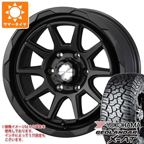 【タイヤ交換対象】ハイラックス 120系用 サマータイヤ ヨコハマ ジオランダー X-AT G016 265/65R17 116T XL ブラックレター マッドヴァンス06 8.0-17 タイヤホイール4本セット｜タイヤ1番OFF-ROAD 111,950円