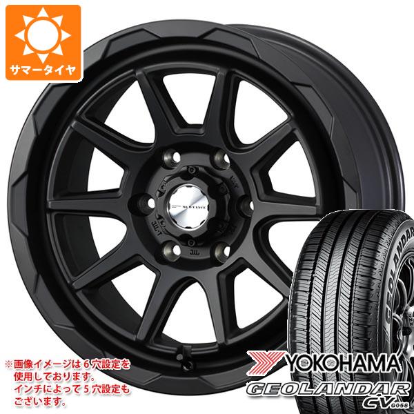 【タイヤ交換対象】2026年製 サマータイヤ 215/70R16 100H ヨコハマ ジオランダー CV G058 マッドヴァンス06 7.0-16 タイヤホイール4本セット