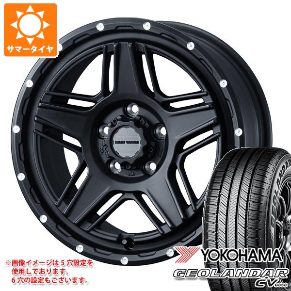 【タイヤ交換対象】2026年製 サマータイヤ 215/70R16 100H ヨコハマ ジオランダー CV G058 マッドヴァンス07 7.0-16 タイヤホイール4本セット