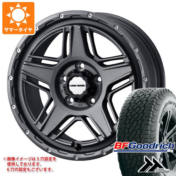 【タイヤ交換対象】サマータイヤ 225/60R17 99H BFグッドリッチ トレールテレーンT/A ブラックレター マッドヴァンス07 7.0-17 タイヤホイール4本セット