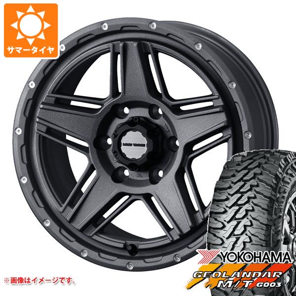 【タイヤ交換対象】ハイエース 200系用 2026年製 サマータイヤ ヨコハマ ジオランダー M/T G003 LT215/70R16 100/ 97Q マッドヴァンス07 6.5-16 タイヤホイール4本セット