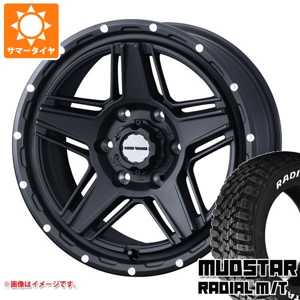 【タイヤ交換対象】ハイエース 200系用 サマータイヤ マッドスター ラジアル M/T 215/60R17C 109/107R ホワイトレター マッドヴァンス07 6.5-17 タイヤホイール4本セット