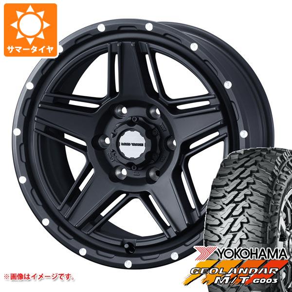 【タイヤ交換対象】ハイエース 200系用 2026年製 サマータイヤ ヨコハマ ジオランダー M/T G003 LT215/70R16 100/ 97Q マッドヴァンス07 6.5-16 タイヤホイール4本セット