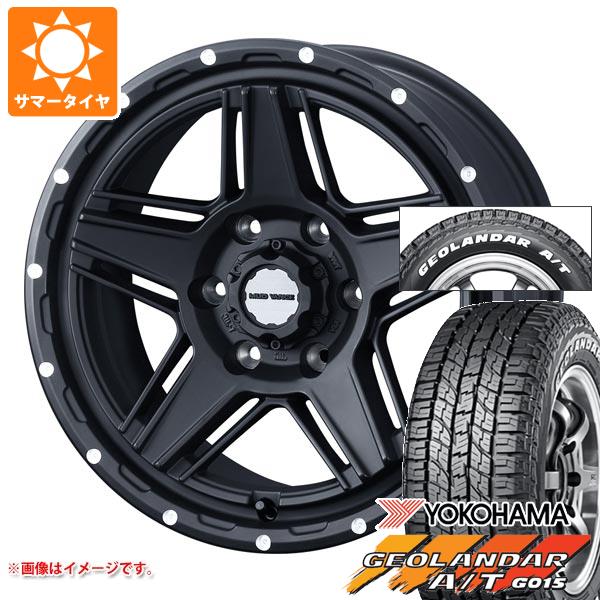 【タイヤ交換対象】ハイエース 200系用 2026年製 サマータイヤ ヨコハマ ジオランダー A/T G015 215/65R16C 109/107S ホワイトレター マッドヴァンス07 6.5-16 タイヤホイール4本セット｜タイヤ1番OFF-ROAD