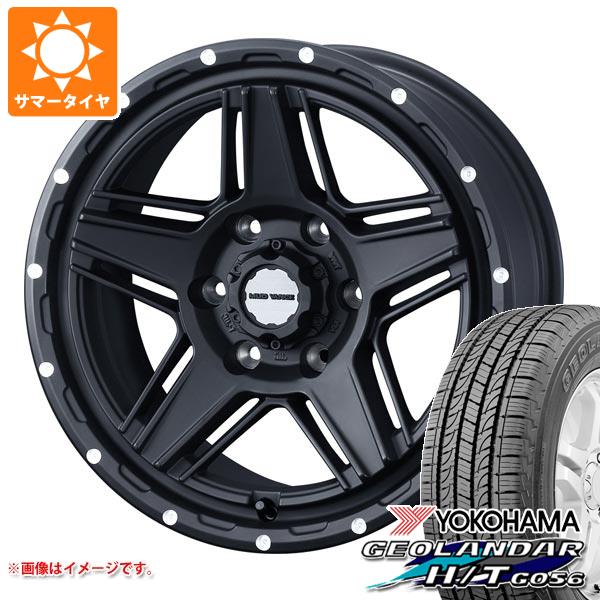 【タイヤ交換対象】ハイエース 200系用 2026年製 サマータイヤ ヨコハマ ジオランダー H/T G056 195/80R15 107/105L LT ホワイトレター マッドヴァンス07 6.0-15 タイヤホイール4本セット