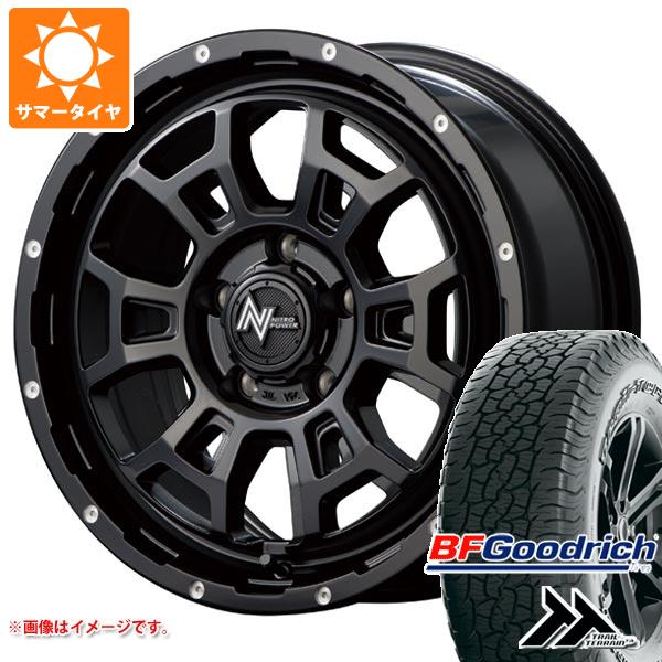 【タイヤ交換対象】トヨタ RAV4 50系用 サマータイヤ BFグッドリッチ トレールテレーンT/A 245/65R17 111T XL アウトラインホワイトレター ナイトロパワー H6 スラッグ 7.0-17 タイヤホイール4本セット