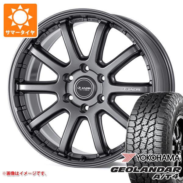 トヨタ ランドクルーザー300用 サマータイヤ ヨコハマ ジオランダー A/T4 G018 275/55R20 117H XL ブラックレター ジャオス トライブ クロス 9.0-20 タイヤホイール4本セット|タイヤ1番OFF-ROAD