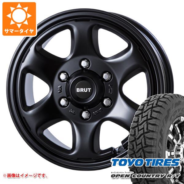 【タイヤ交換対象】ハイエース 200系用 2026年製 サマータイヤ トーヨー オープンカントリー R/T 215/65R16C 109/107Q ホワイトレター ブルート BR-44 6.5-16 タイヤホイール4本セット｜タイヤ1番OFF-ROAD