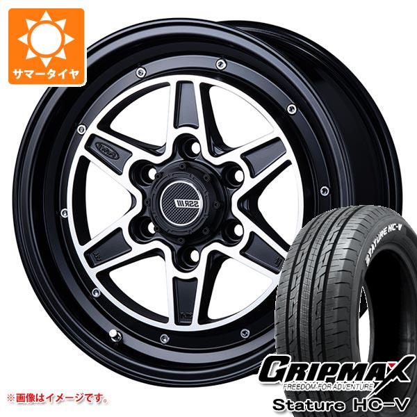 【タイヤ交換対象】ハイエース 200系用 サマータイヤ グリップマックス スタチャー HC-V 225/50R18C 107/105H ホワイトレター SSR ディバイド MK-6 8.0-18 タイヤホイール4本セット