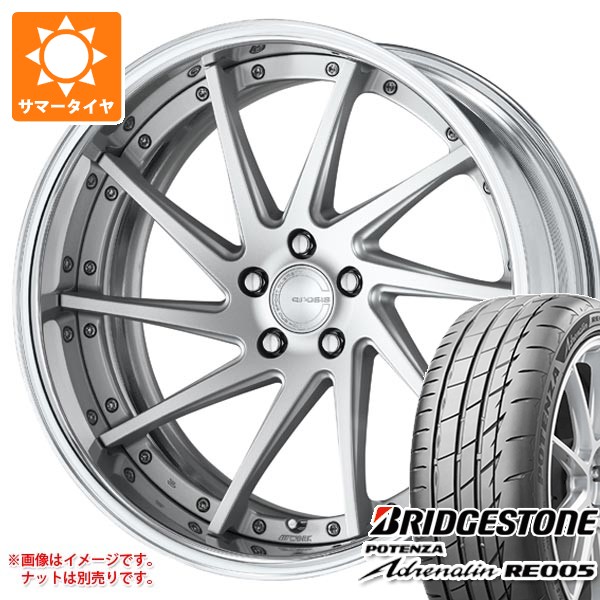【タイヤ交換対象】サマータイヤ 225/40R19 93Y XL ブリヂストン ポテンザ アドレナリン RE005 ワーク グノーシス CVS 8.0-19 タイヤホイール4本セット｜タイヤ1番OFF-ROAD