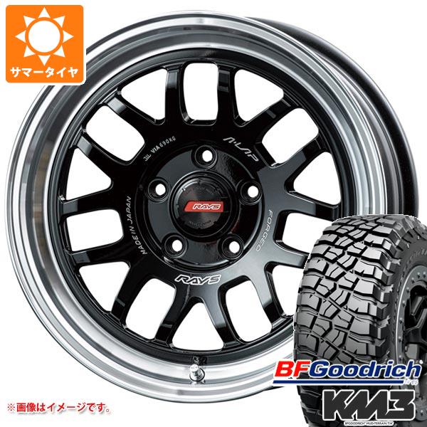 【タイヤ交換対象】サマータイヤ 225/75R16 115/112Q BFグッドリッチ マッドテレーンT/A KM3 レイズ エーラップ 07X 7.0-16 タイヤホイール4本セット