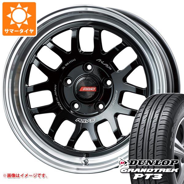 サマータイヤ 215/70R16 100H ダンロップ グラントレック PT3 レイズ エーラップ 07X 7.0-16 タイヤホイール4本セット