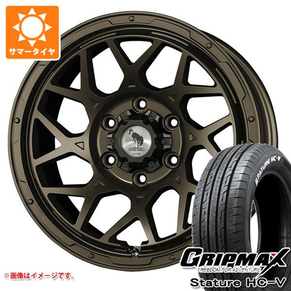 【タイヤ交換対象】ハイエース 200系用 サマータイヤ グリップマックス スタチャー HC-V 215/65R16C 109/107S ホワイトレター スーパースター ロディオドライブ 8M モノ 6.5-16 タイヤホイール4本セット 97,185円