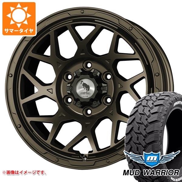 【タイヤ交換対象】ハイエース 200系用 サマータイヤ モンスタ マッドウォーリアー LT215/70R16 107/105Q ホワイトレター スーパースター ロディオドライブ 8M モノ 6.5-16 タイヤホイール4本セット