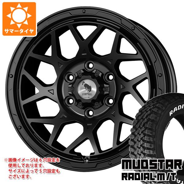 【タイヤ交換対象】T31エクストレイル用 サマータイヤ マッドスター ラジアル M/T 215/65R16C 109/107R ホワイトレター スーパースター ロディオドライブ 8M モノ 7.0-16 タイヤホイール4本セット|タイヤ1番OFF-ROAD