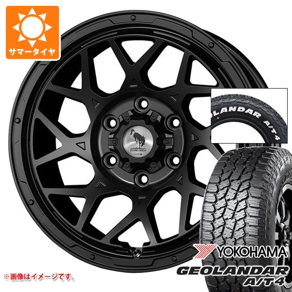 【タイヤ交換対象】トヨタ ハイエース 200系用 2026年製 サマータイヤ ヨコハマ ジオランダー A/T4 G018 215/65R16C 109/107S ホワイトレター スーパースター ロディオドライブ 8M モノ 6.5-16 タイヤホイール4本セット