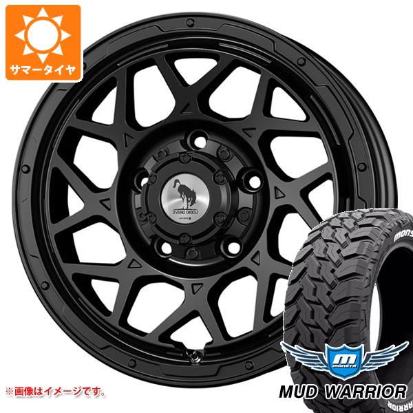 【タイヤ交換対象】5本セット スズキ ジムニーノマド JC74W用 サマータイヤ モンスタ マッドウォーリアー LT215/70R16 107/105Q ホワイトレター スーパースター ロディオドライブ 8M モノ 6.0-16 タイヤホイール5本セット
