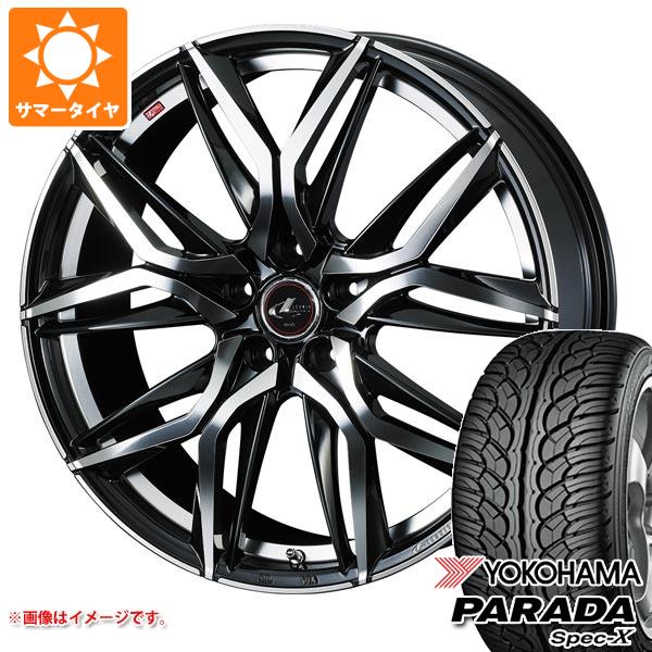 【タイヤ交換対象】サマータイヤ 255/40R20 101V REINF ヨコハマ パラダ スペック-X PA02 レオニス LM 8.5-20 タイヤホイール4本セット