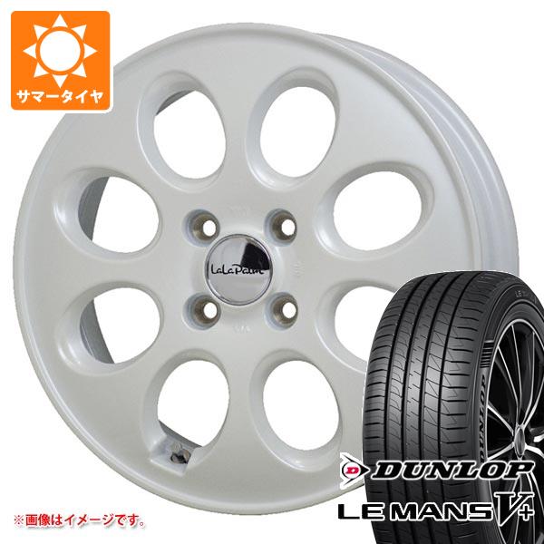 【タイヤ交換対象】サマータイヤ 165/60R14 75H ダンロップ ルマン5 LM5+ ララパーム オーバル 軽用 あげ軽 4.5-14 タイヤホイール4本セット|タイヤ1番OFF-ROAD