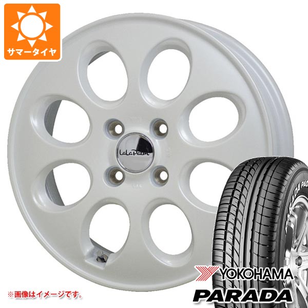【タイヤ交換対象】スズキ キャリイ DA16T用 サマータイヤ 2026年製 ヨコハマ パラダ PA03 165/55R14C 95/93N ブラックレター ララパーム オーバル 4.5-14 タイヤホイール4本セット