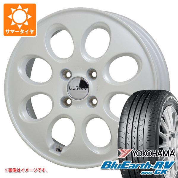 【タイヤ交換対象】2026年製 サマータイヤ 165/55R15 75V ヨコハマ ブルーアースRV RV03CK ララパーム オーバル 軽用 あげ軽 4.5-15 タイヤホイール4本セット