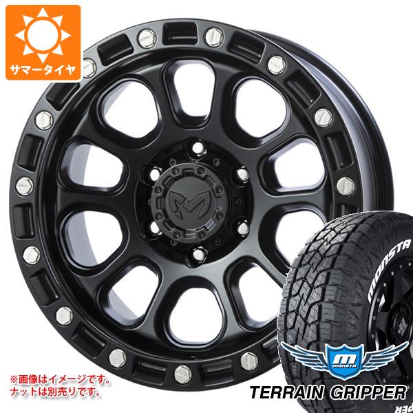 【タイヤ交換対象】FJクルーザー 10系用 サマータイヤ モンスタ テレーングリッパー 265/70R17 115T ホワイトレター MKW M204 8.0-17 タイヤホイール4本セット|タイヤ1番OFF-ROAD