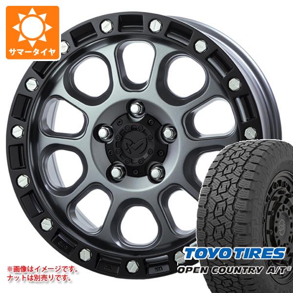 【タイヤ交換対象】マツダ CX-5 KE/KF系用 サマータイヤ トーヨー オープンカントリー A/T3 225/70R16 103H ブラックレター MKW M204 7.0-16 タイヤホイール4本セット