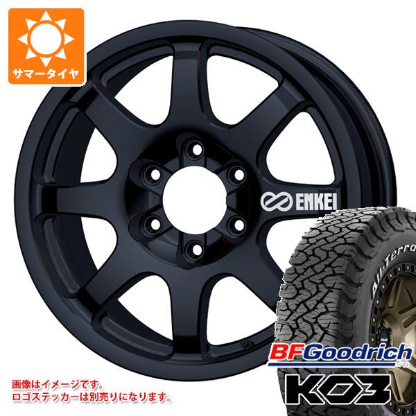 【タイヤ交換対象】ランドクルーザー300用 サマータイヤ BFグッドリッチ オールテレーンT/A KO3 LT265/65R18 117/114S ホワイトレター エンケイ オールロード PDT1 8.5-18 タイヤホイール4本セット