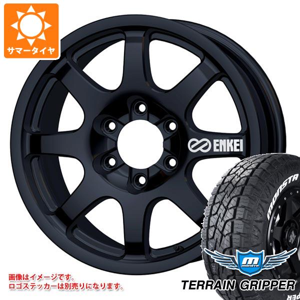 【タイヤ交換対象】ランドクルーザー300用 サマータイヤ モンスタ テレーングリッパー LT275/55R20 120/117Q ホワイトレター エンケイ オールロード PDT1 9.0-20 タイヤホイール4本セット｜タイヤ1番OFF-ROAD