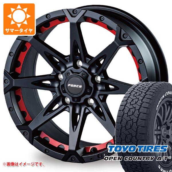【タイヤ交換対象】トヨタ RAV4 50系用 サマータイヤ トーヨー オープンカントリー A/T3 265/65R17 112H ホワイトレター フォース デナリ 7.5-17 タイヤホイール4本セット