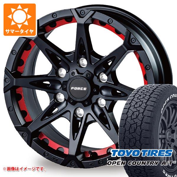 【タイヤ交換対象】ハイラックス 120系用 2026年製 サマータイヤ トーヨー オープンカントリー A/T3 265/65R18 114H ホワイトレター フォース デナリ 8.0-18 タイヤホイール4本セット｜タイヤ1番OFF-ROAD