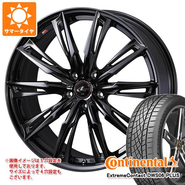【タイヤ交換対象】サマータイヤ 245/40R19 98Y XL コンチネンタル エクストリームコンタクト DWS06 プラス レオニス GX 8.0-19 タイヤホイール4本セット