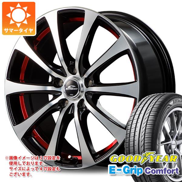 【タイヤ交換対象】サマータイヤ 215/50R17 95V XL グッドイヤー エフィシエントグリップコンフォート MIDホイールズ RX01 7.0-17 タイヤホイール4本セット