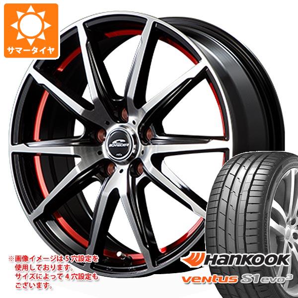 【タイヤ交換対象】サマータイヤ 215/45R18 93Y XL ハンコック ベンタス S1 エボ3 K127 MIDホイールズ RX02 7.0-18 タイヤホイール4本セット
