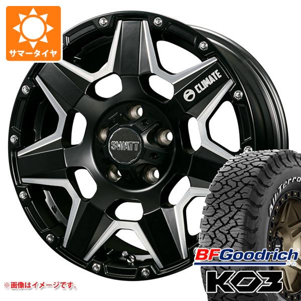 【タイヤ交換対象】サマータイヤ 215/65R16 103/100S BFグッドリッチ オールテレーンT/A KO3 ブラックレター クライメイト スワット 7.0-16 タイヤホイール4本セット|タイヤ1番OFF-ROAD
