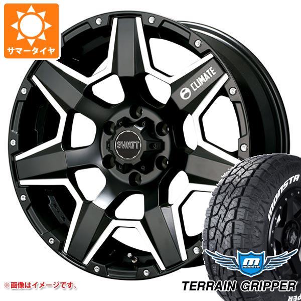 【タイヤ交換対象】サマータイヤ 285/70R17 121/118R モンスタ テレーングリッパー ホワイトレター クライメイト スワット 8.0-17 タイヤホイール4本セット|タイヤ1番OFF-ROAD
