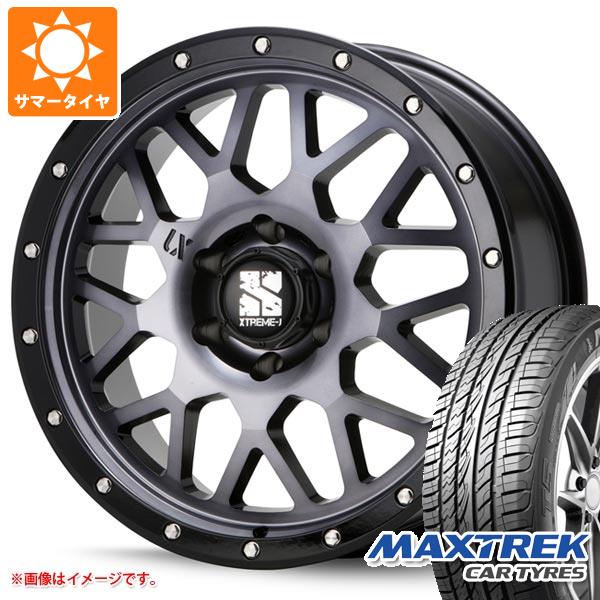 【タイヤ交換対象】ランドクルーザー300用 サマータイヤ マックストレック フォルティス T5 275/55R20 117V XL MLJ エクストリームJ XJ04 8.5-20 タイヤホイール4本セット