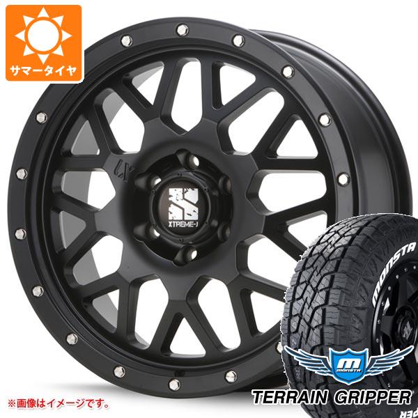 【タイヤ交換対象】ランドクルーザー300用 サマータイヤ モンスタ テレーングリッパー LT275/55R20 120/117Q ホワイトレター MLJ エクストリームJ XJ04 8.5-20 タイヤホイール4本セット