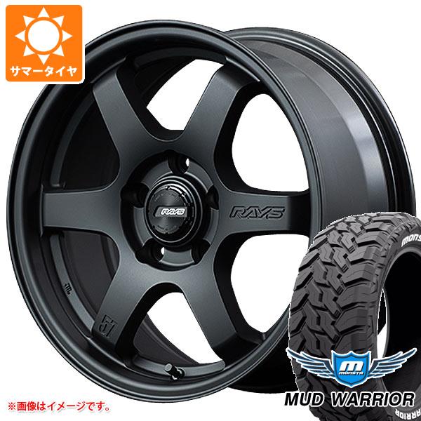 【タイヤ交換対象】ミツビシ デリカD5用 サマータイヤ モンスタ マッドウォーリアー LT235/70R16 104/101Q ホワイトレター レイズ グラムライツ 57DR-X2 7.0-16 タイヤホイール4本セット