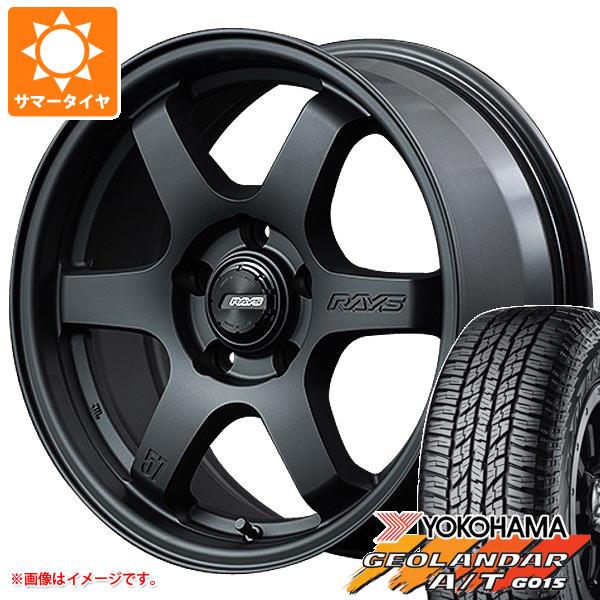 【タイヤ交換対象】サマータイヤ 225/75R16 115/112R ヨコハマ ジオランダー A/T G015 アウトラインホワイトレター レイズ グラムライツ 57DR-X2 7.0-16 タイヤホイール4本セット