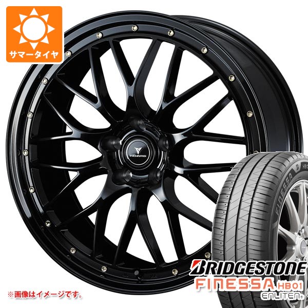 【タイヤ交換対象】サマータイヤ 245/45R19 102W XL ブリヂストン フィネッサ HB01 ノヴァリス アセット M1 8.0-19 タイヤホイール4本セット｜タイヤ1番OFF-ROAD
