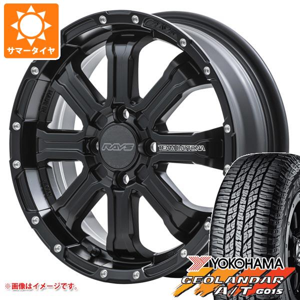 【タイヤ交換対象】アトレーワゴン S300系用 サマータイヤ ヨコハマ ジオランダー A/T G015 165/60R15 77H ブラックレター レイズ デイトナ FDX-K 5.0-15 タイヤホイール4本セット｜タイヤ1番OFF-ROAD 102,355円