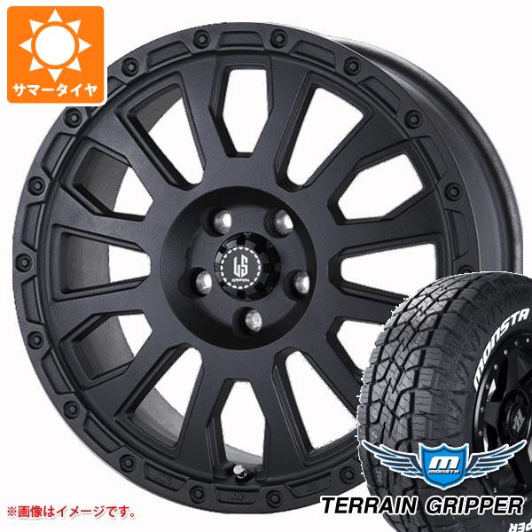 【タイヤ交換対象】ジープ ラングラー JK/JL系用 サマータイヤ モンスタ テレーングリッパー LT285/70R17 121/118R ホワイトレター ラ・ストラーダ アヴェンチュラ タイヤホイール4本セット｜タイヤ1番OFF-ROAD