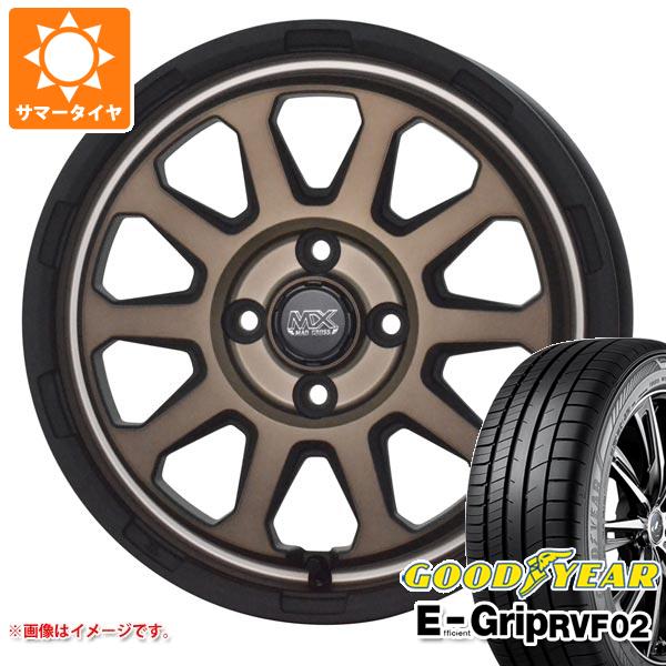 【タイヤ交換対象】サマータイヤ 165/65R14 79H グッドイヤー エフィシエントグリップ RVF02 マッドクロスレンジャー 4.5-14 タイヤホイール4本セット 53,400円