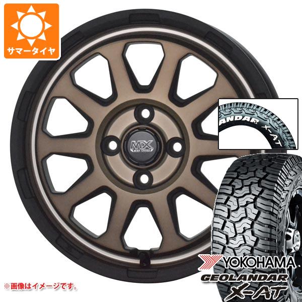 【タイヤ交換対象】ハイゼットトラック S500系用 2026年製 サマータイヤ ヨコハマ ジオランダー X-AT G016 175/80R14 99/98N LT ホワイトレター G016A マッドクロスレンジャー 4.5-14 タイヤホイール4本セット｜タイヤ1番OFF-ROAD